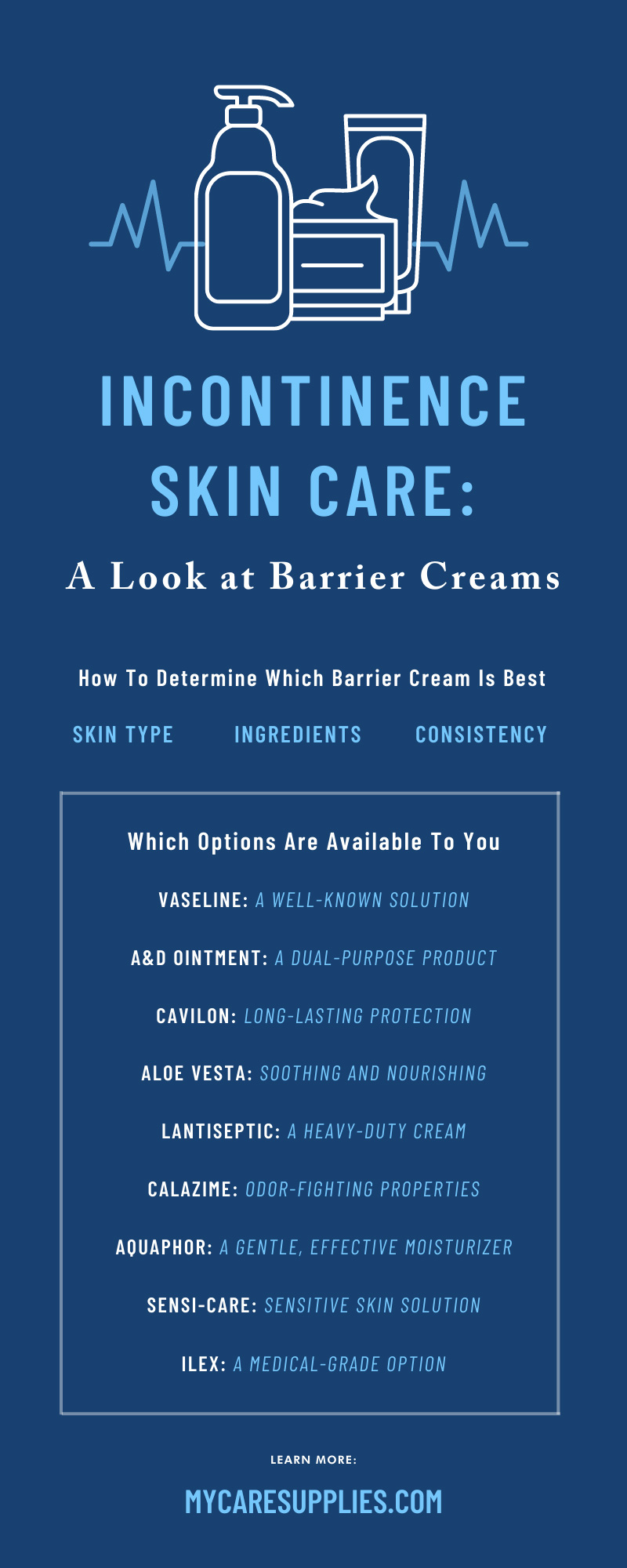 Incontinence Skin Care: A Look at Barrier Creams
