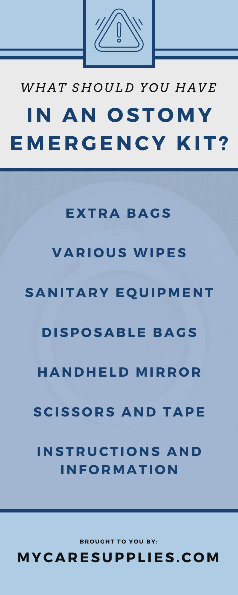 What Should You Have in an Ostomy Emergency Kit?